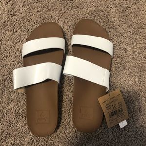White Reef Sandals—Brand New